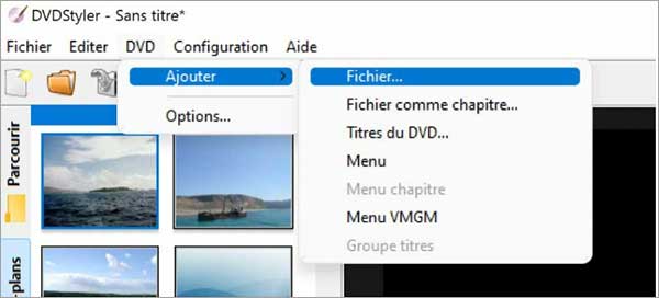 Graver DVD avec DVDStyler