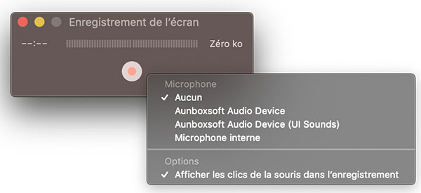 Screen Recorder sur Mac - QuickTime Player