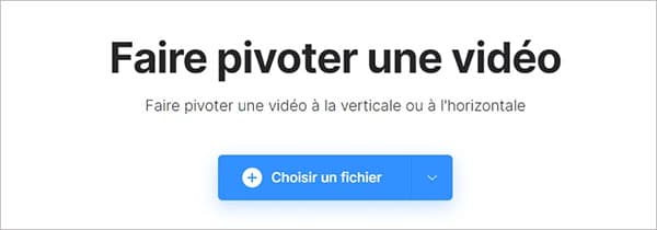 Faire pivoter une vidéo MP4 en ligne