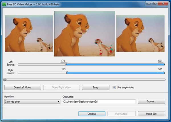 Free 3D Video Maker
