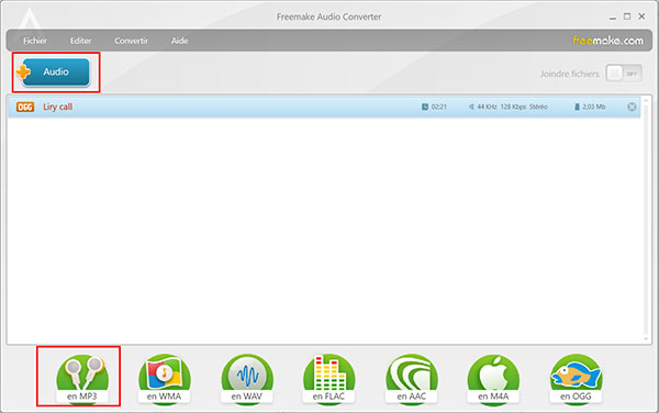 Comment convertir OGG en MP3 sur Windows avec Freemake Audio Converter