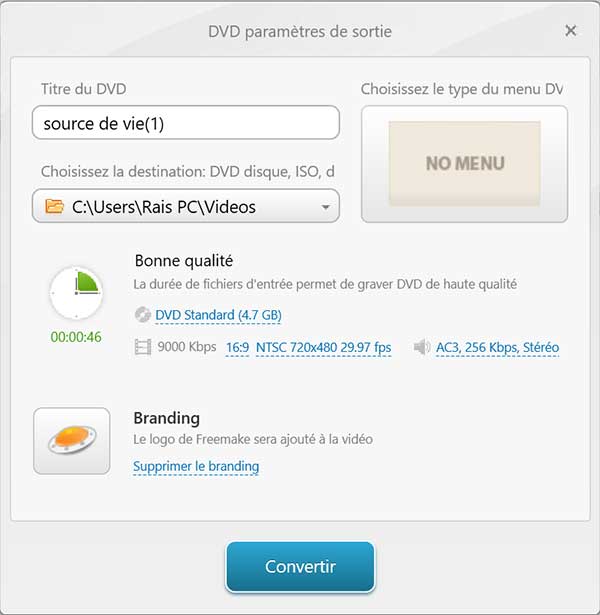 Convertir les DivX en DVD avec Freemake Video Converter