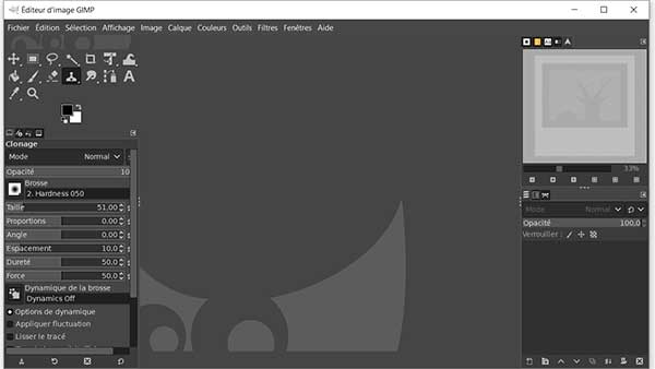 L'éditeur GIMP