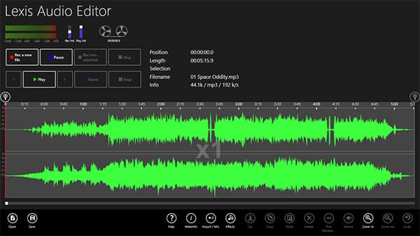 Lexis Audio Editor