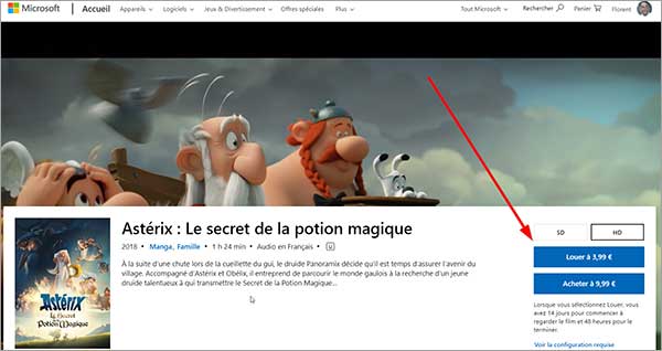 Télécharger Astérix et le secret de la potion magique depuis Microsoft