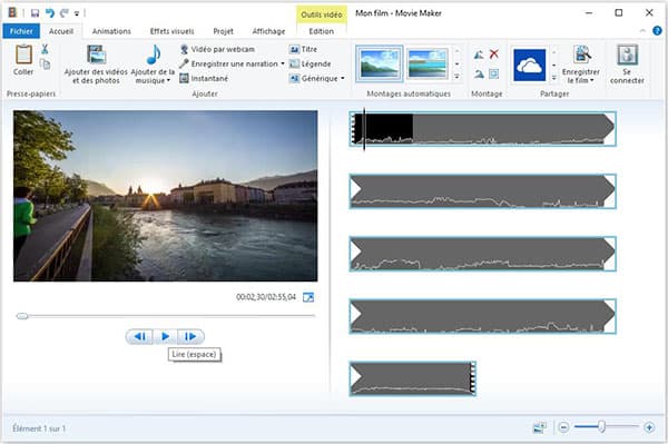 Améliorer la qualité d'une vidéo MP4 avec Movie Maker