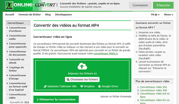 Convertir M3U8 en MP4 en ligne