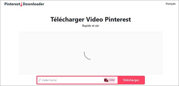 Télécharger une vidéo Pinterest avec Pinterestdownloader.io