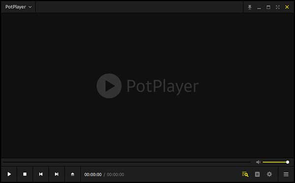 L'interface de PotPlayer