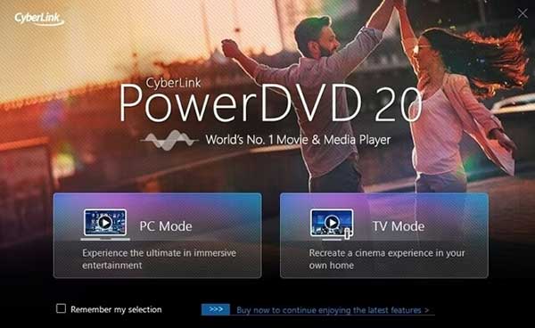 Lire 4K avec Power DVD 20