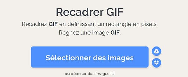 Recadrer GIF en ligne