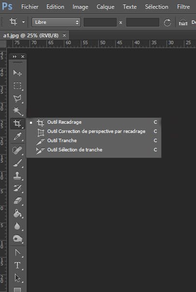 Recadrer une image GIF avec Photoshop