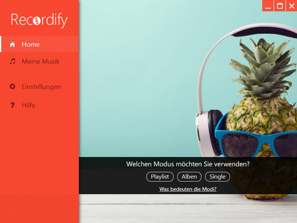 Enregistrer Spotify avec Recordify