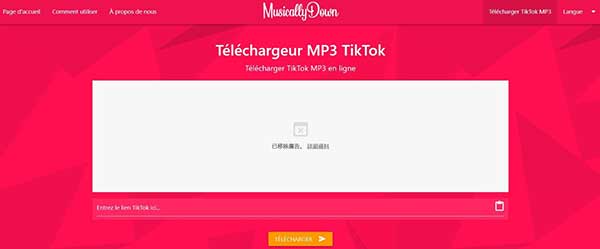 Télécharger un son TikTok sur Musically Down