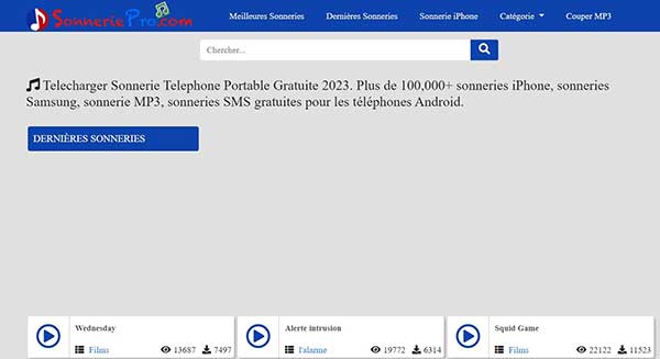 Télécharger une sonnerie Samsung sur SonneriePro.com