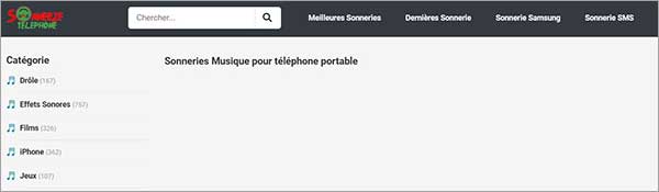 Télécharger une sonnerie iPhone sur Sonnerietelephone