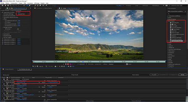 Supprimer le bruit de fond d'une vidéo avec Adobe After Effects