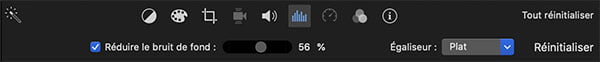 Supprimer le bruit de fond d'une vidéo avec iMovie
