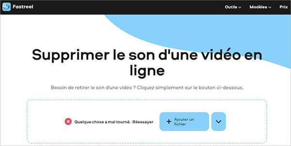 Supprimer le son d'une vidéo en ligne