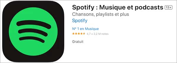 Télécharger de la musique avec Spotify