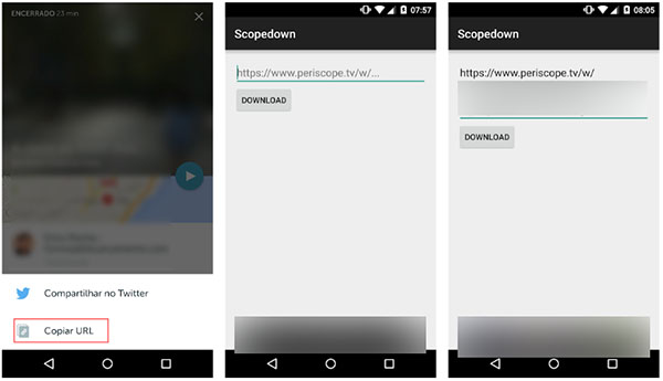 Télécharger une vidéo Periscope sur iPhone ou Android