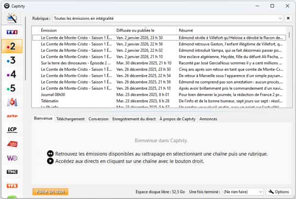 Télécharger une vidéo France.tv avec Captvty