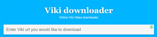 Télécharger une vidéo Viki en ligne