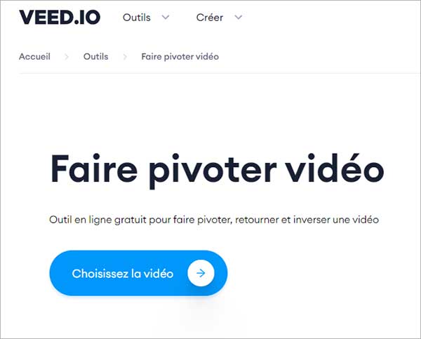 Ajouter le fichier sur VEED.IO