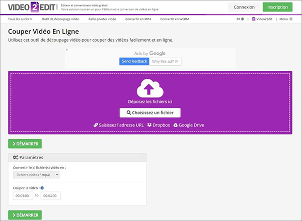 Video2edit Couper Vidéo En Ligne