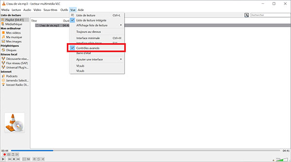 VLC - Contrôle avancé