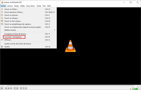 VLC Convertir/Enregistrer