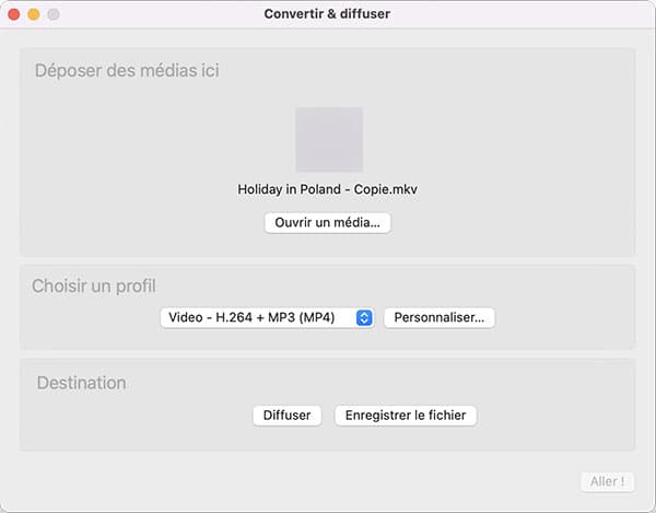 Convertir des fichiers avec VLC sur Mac