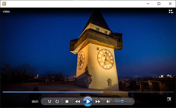 Lecteur AVI - Windows Media Player