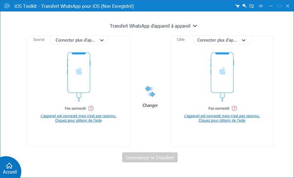 Connecter les iPhones à l'ordinateur