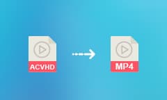 Convertir AVCHD en MP4 ou WMV
