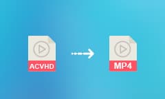 Convertir AVCHD en MP4