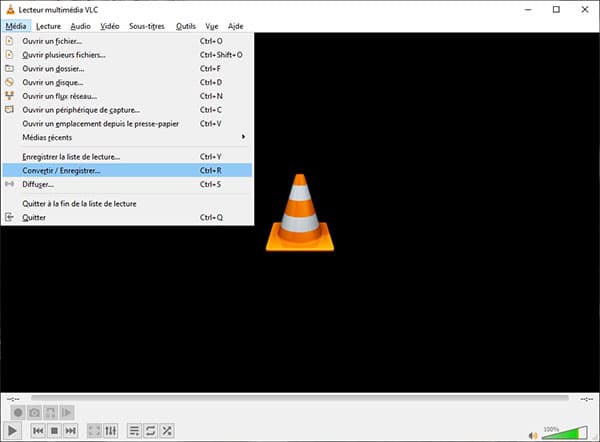 VLC convertir/enregistrer